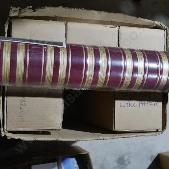 Rolls of wallpaper