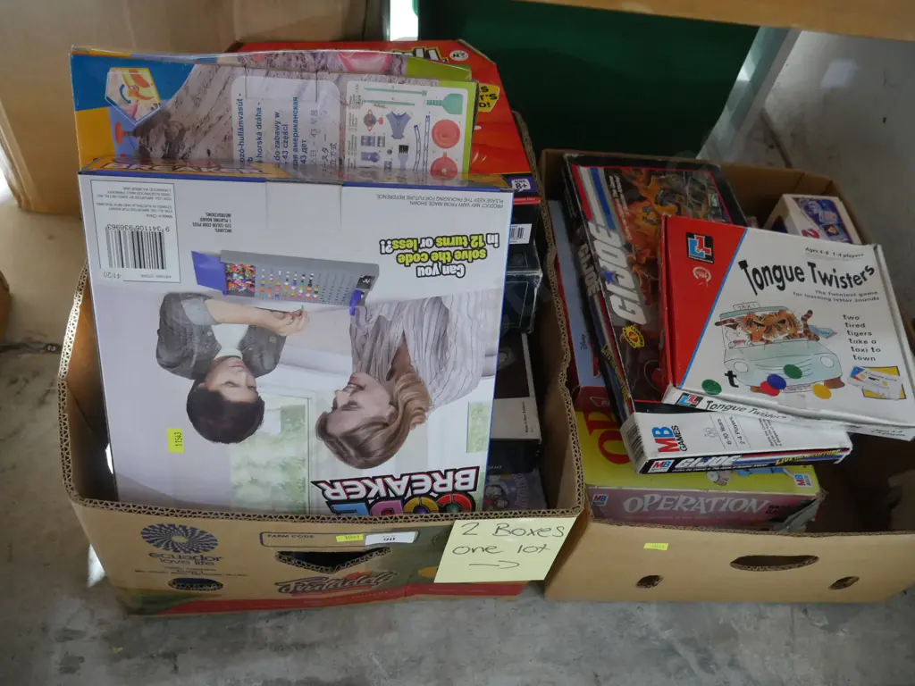 2 boxes of board games Image 1++