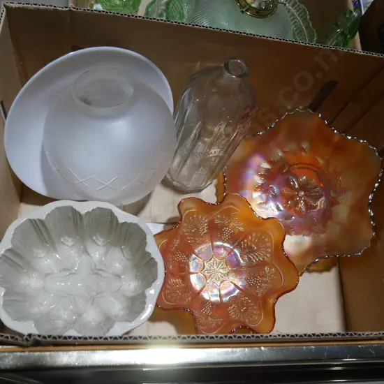 Carnival glass etc