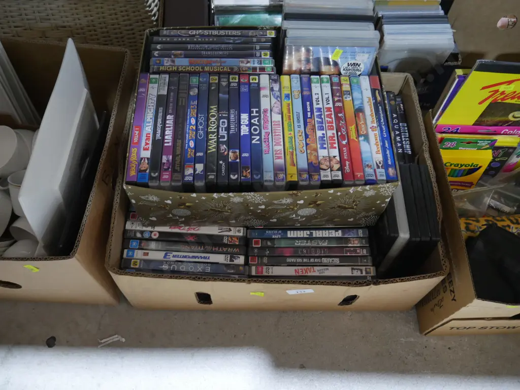 Box of DVDs Image 1++