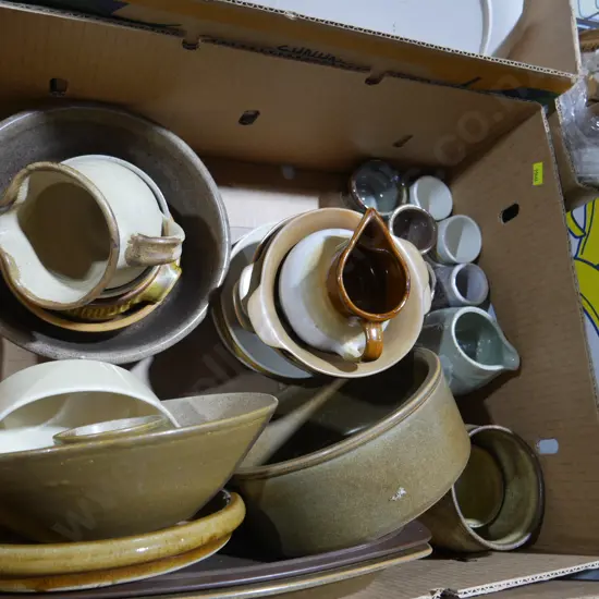 Box of pottery china
