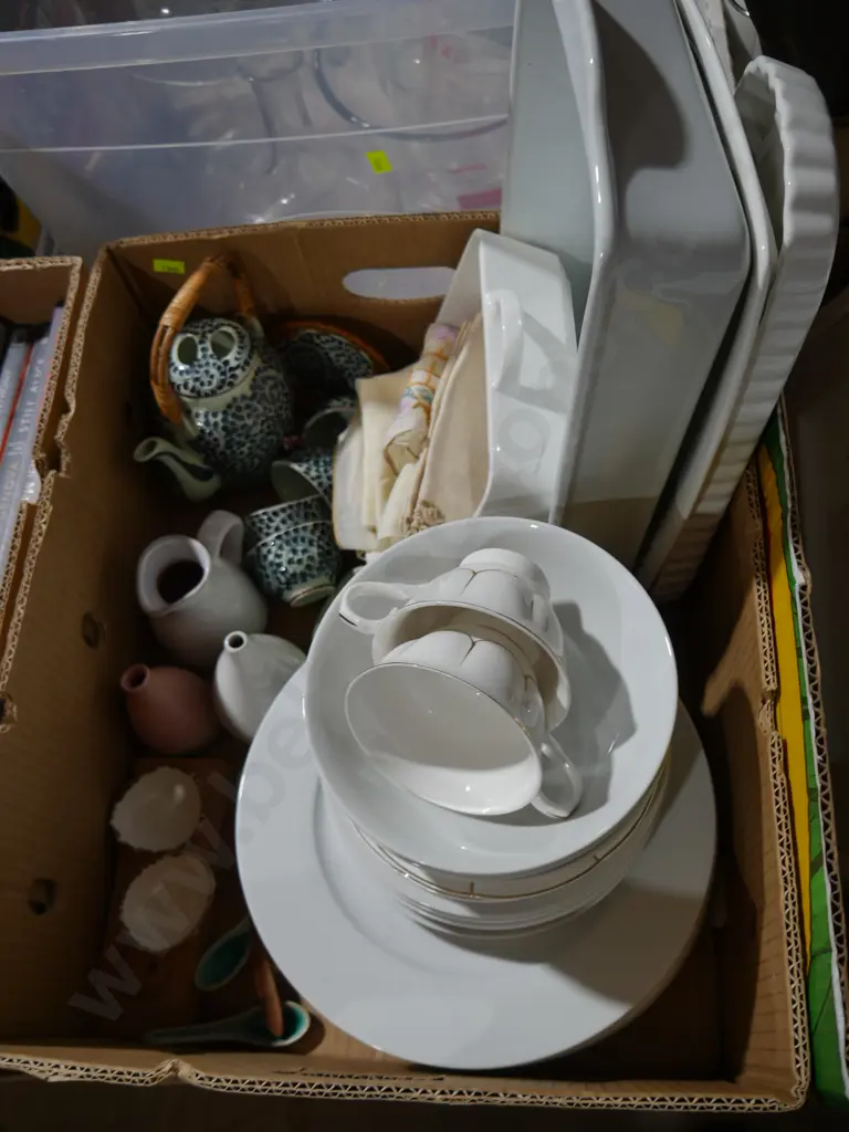 China, white dinnerware etc Image 1++