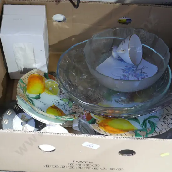 Glassware etc