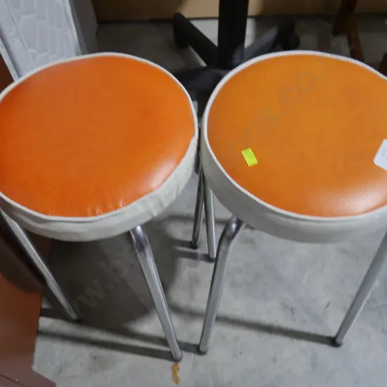 Two retro stools