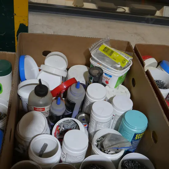 Assorted nails, screws etc