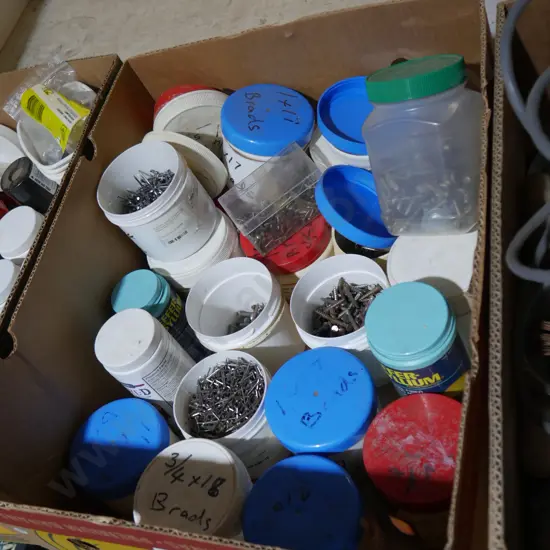 Assorted nails, screws etc