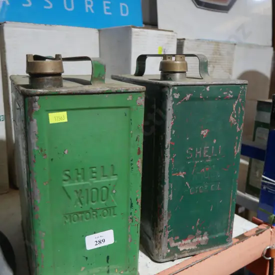 2 shell petrol cans