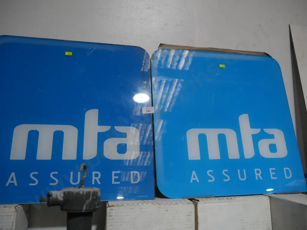 2 MTA Assured signs Image 1++