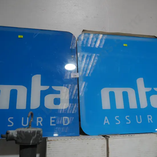 2 MTA Assured signs