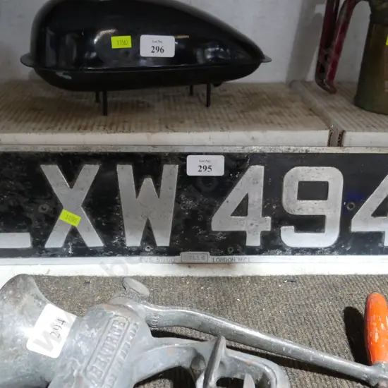 Number plate