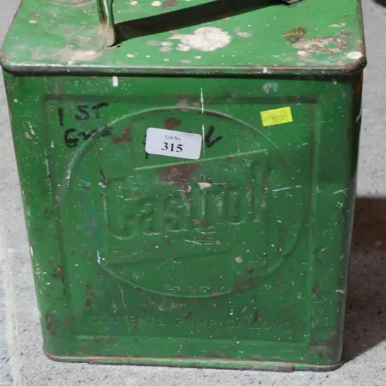 Castrol petrol tin