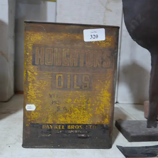 Houghtons oil tin