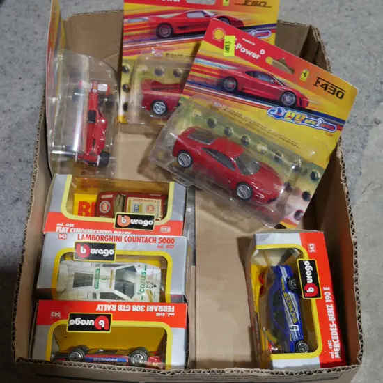 Assorted model cars