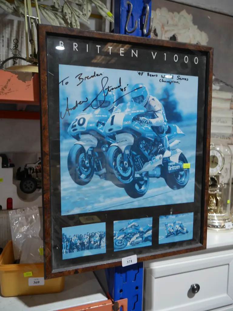 Andrew Stroud signed poster Image 1++