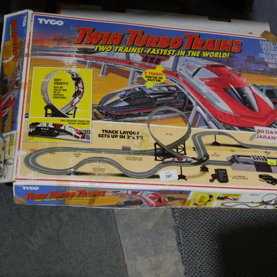 Twin turbo trains train set