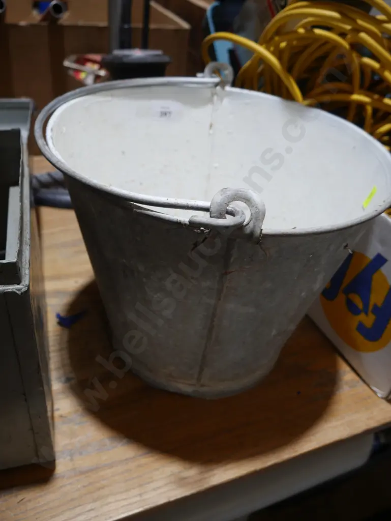 Tin bucket and chain Image 1++