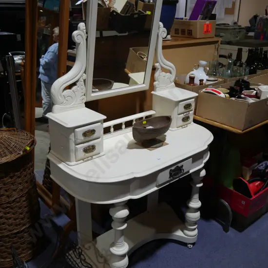 Mirror back dresser