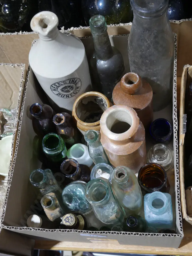 Glass and pottery bottles Image 1++