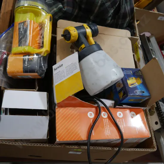 Torch, wood and metal sprayer etc