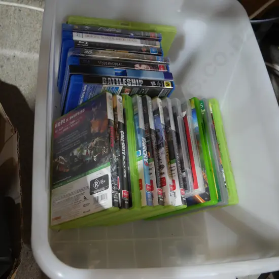 Xbox games DVDs
