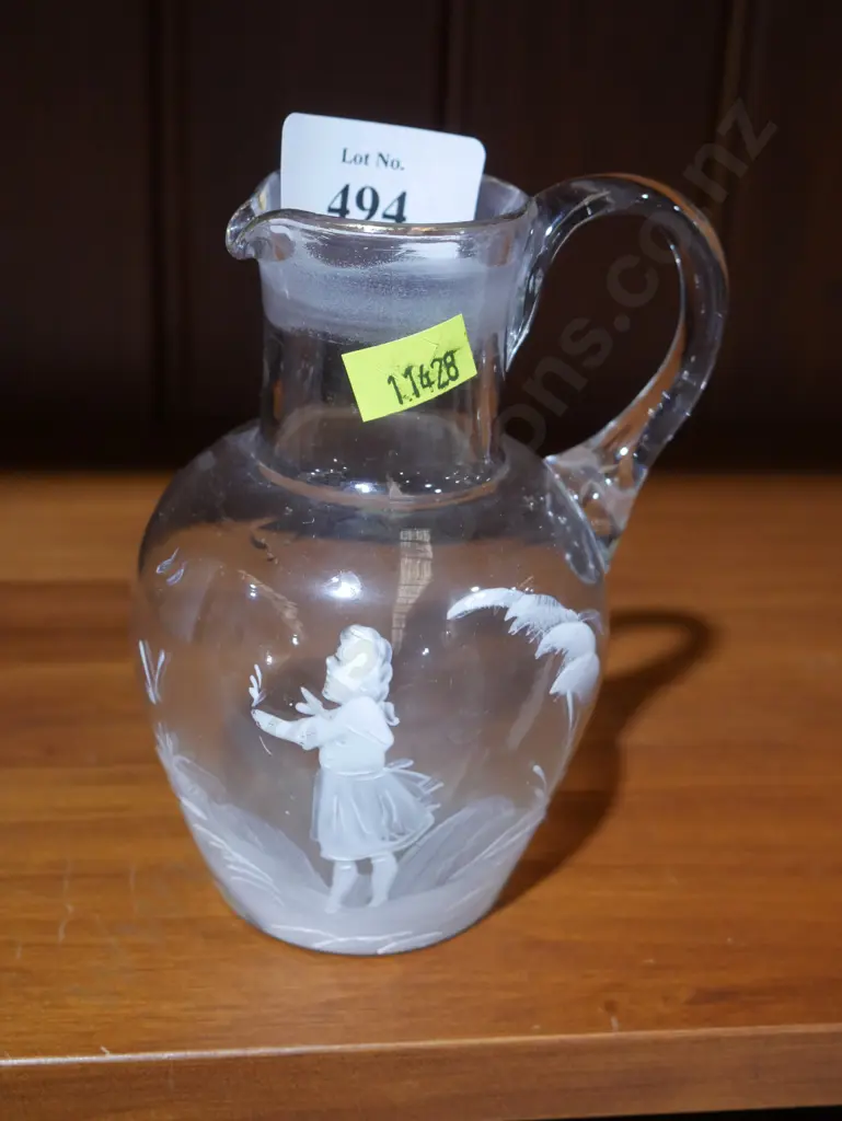 Mary Gregory style  jug Image 1++