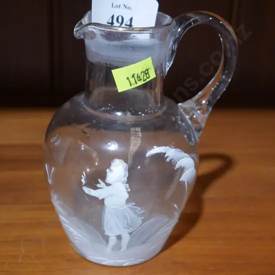 Mary Gregory style  jug
