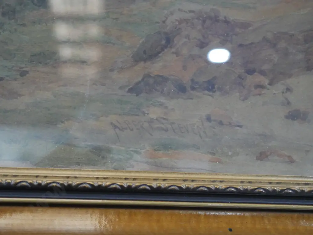 Framed Albert Stevens artwork Image 1++