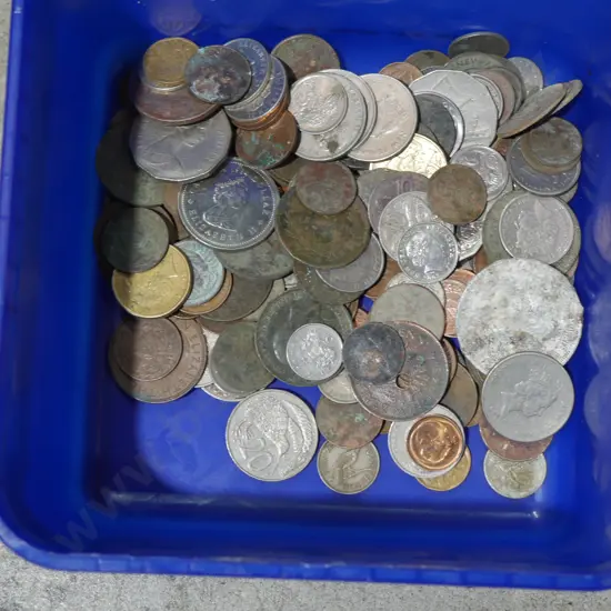 Assorted coins