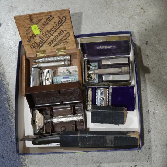 Vintage shaving items
