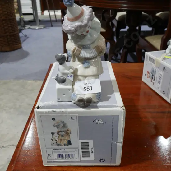 Lladro figurine - Pierrot and concertina