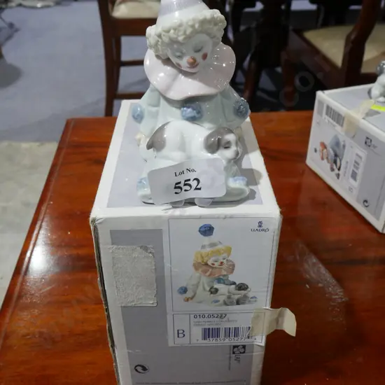 Lladro figurine - Pierrot with puppy