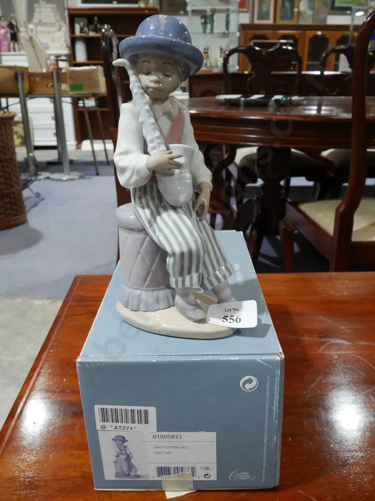 Lladro figurine - Jazz saxophone Image 1++