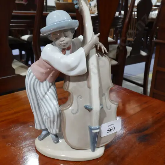 Lladro figurine - Jazz bass