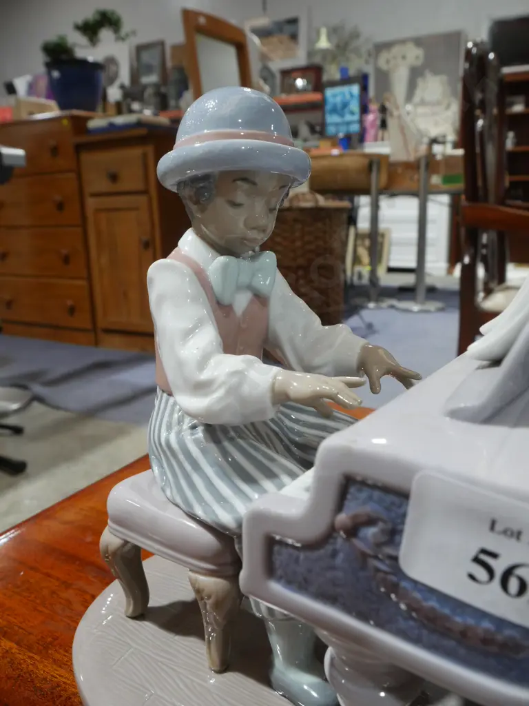 Lladro figurine – jazz duo Image 1++