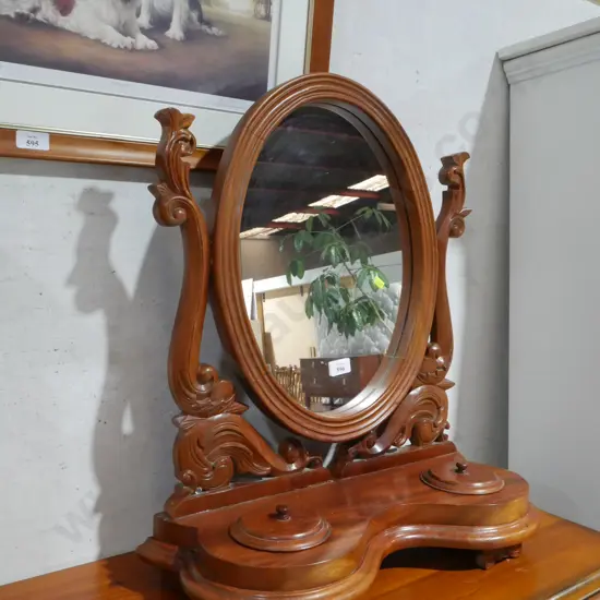 Toilet mirror
