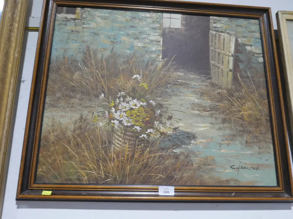 Framed Chadwick painting Image 1++