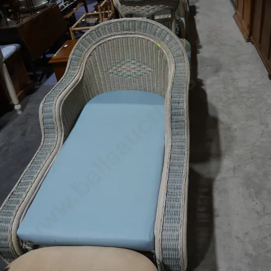 Six piece cane lounge suite