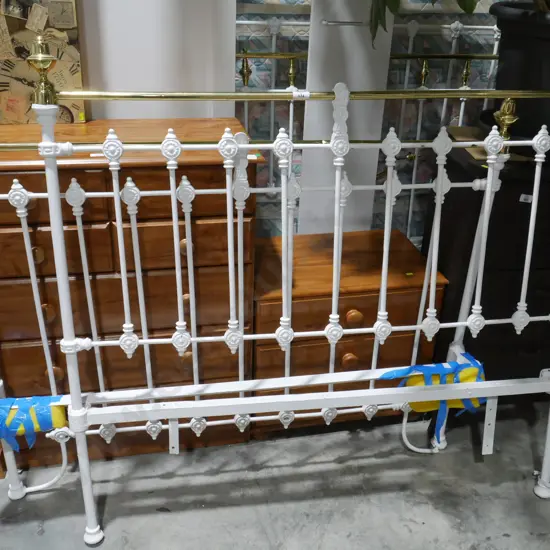 Cast iron bed ends