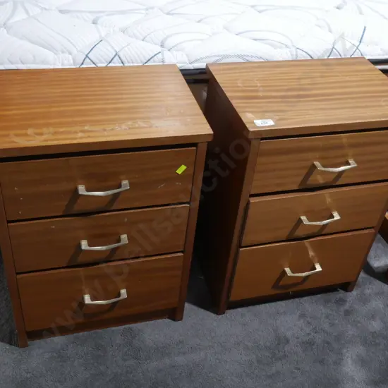 Pair of bedside drawers