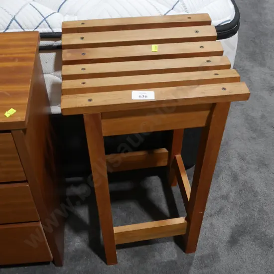 Wooden bar stool