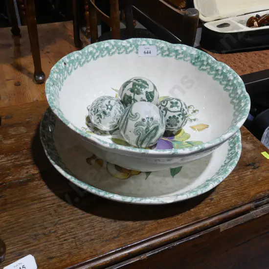 Serving bowl etc