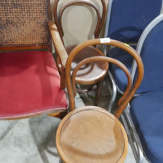 2 Bentwood chairs