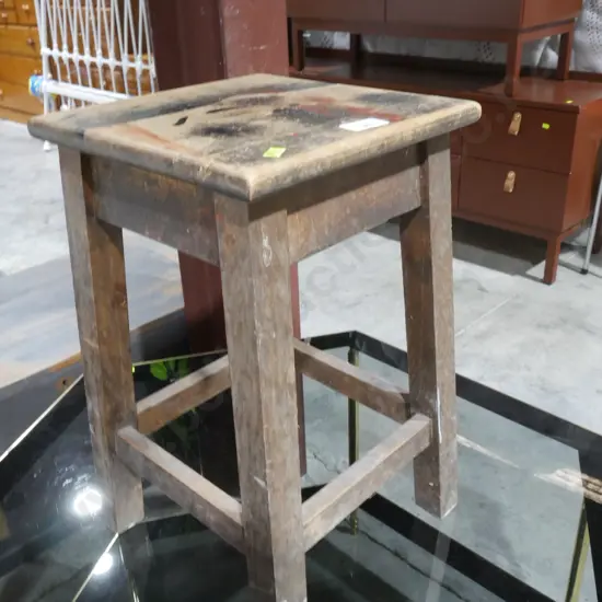 Wooden stool