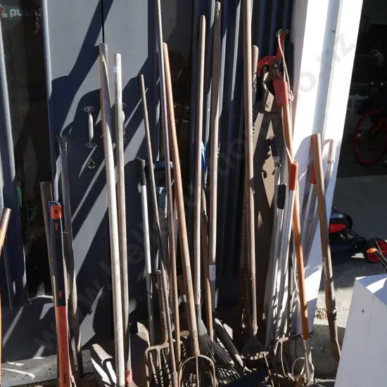 Assorted garden tools