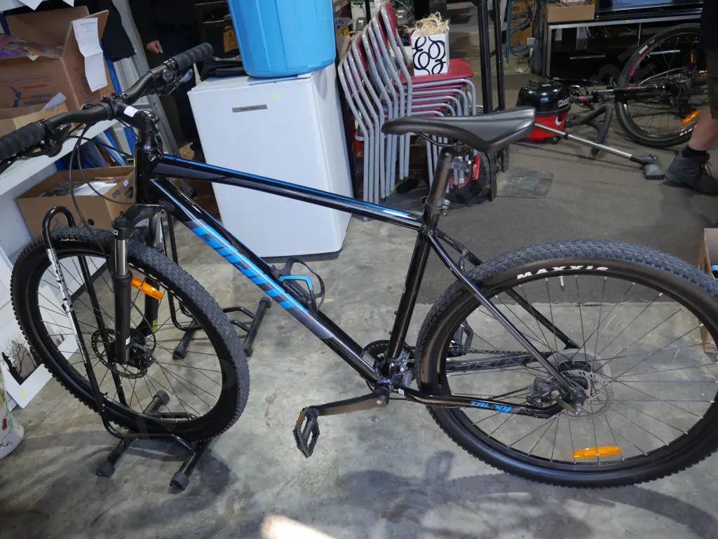 Giant mountain bike and bike stand Image 1++