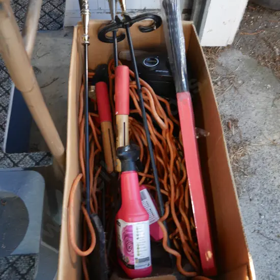 Extension cord, fire side set etc
