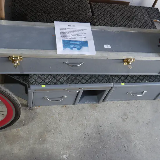 SUV storage drawers with lockable compartment
