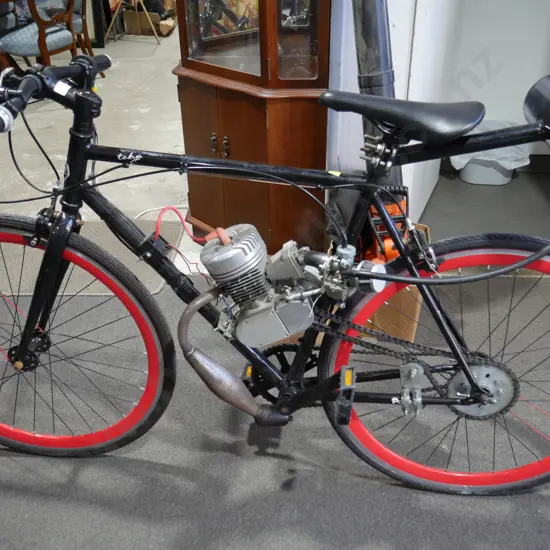 Petrol powered bike