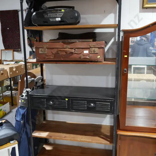 Shelf unit with drawers