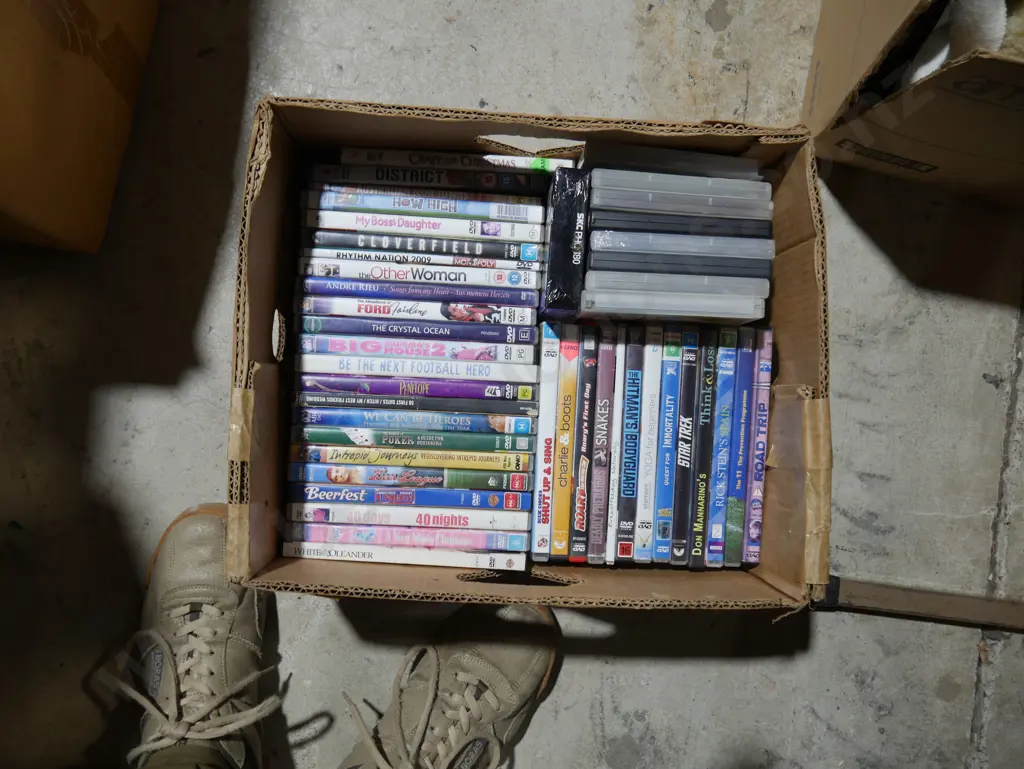 Box of DVDs Image 1++